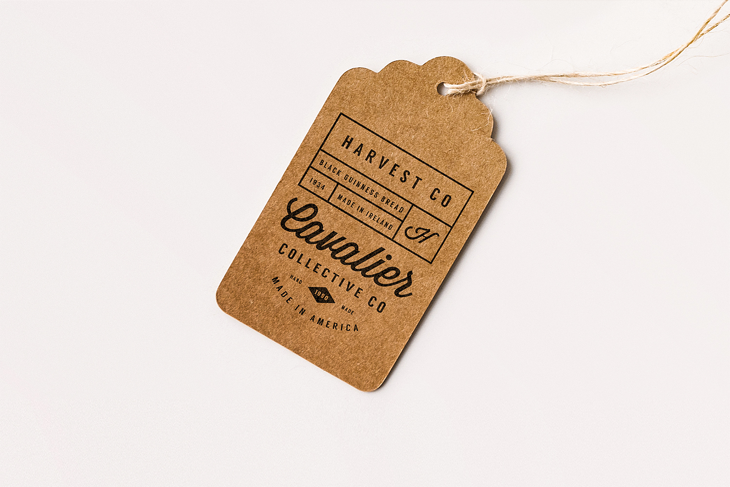 Label Tag Mockup Free Download