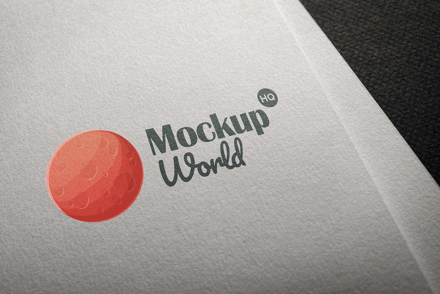 Round Logo Mockup Psd