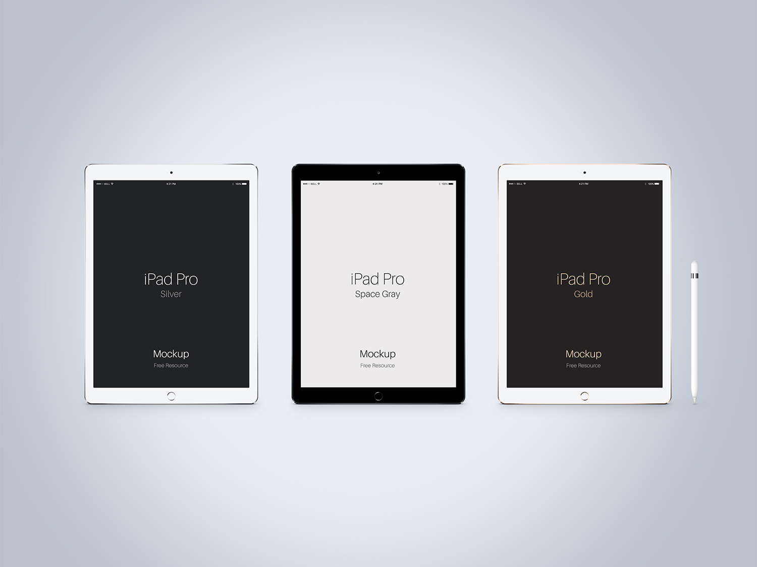 PSD iPad Vector Mockup