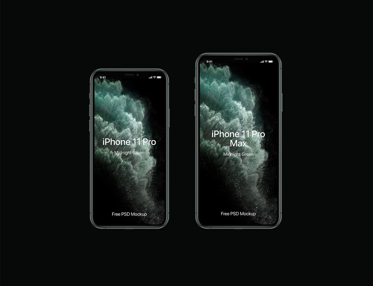 PSD iPhone 11 Pro Mockup Set