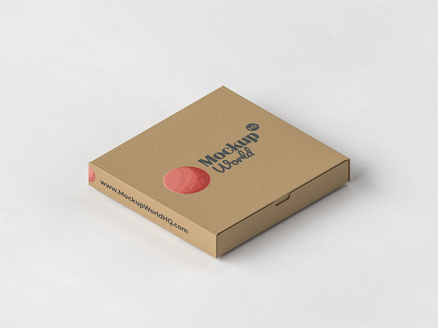 Pizza Box Packaging Mockup