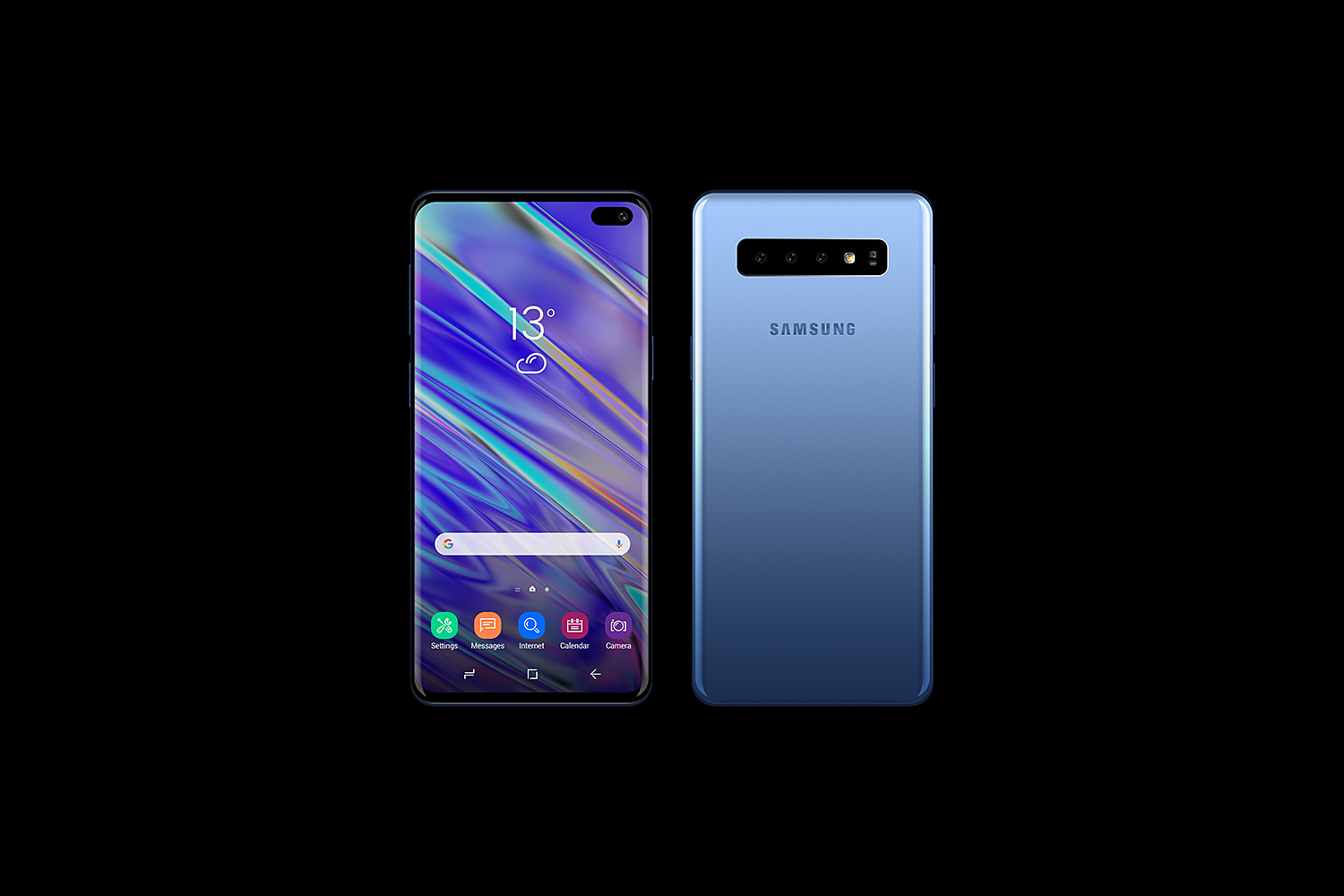 Samsung Galaxy S10 Free Mockup