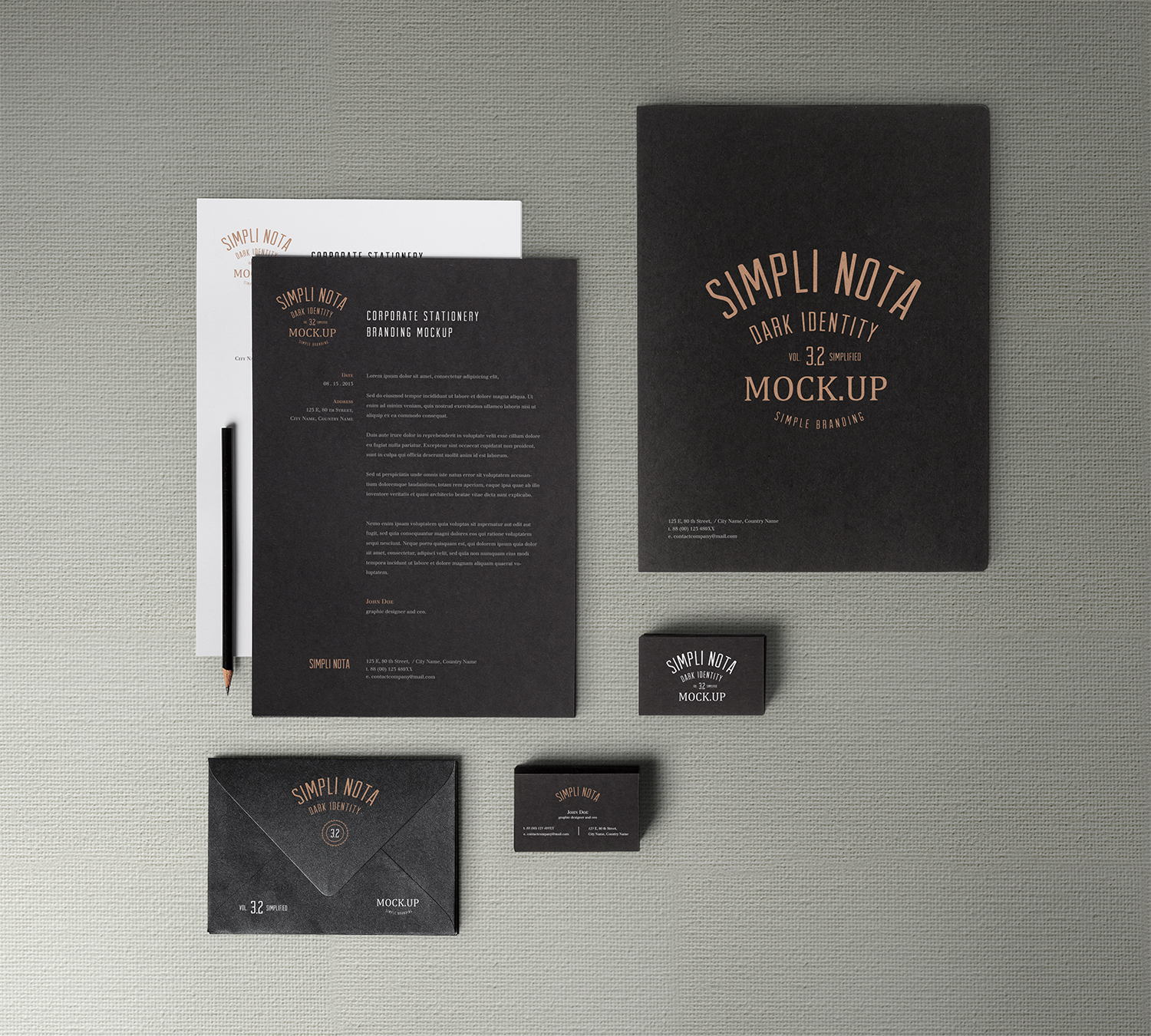 Stationery Branding Mockup