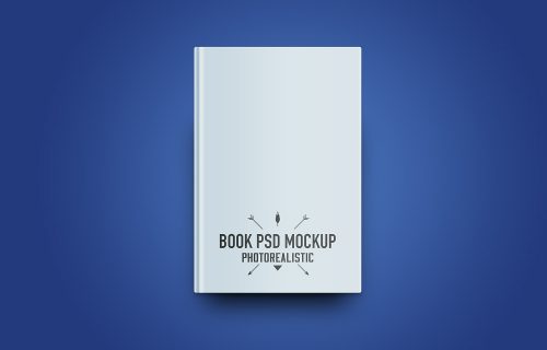 Book Free PSD Mockup