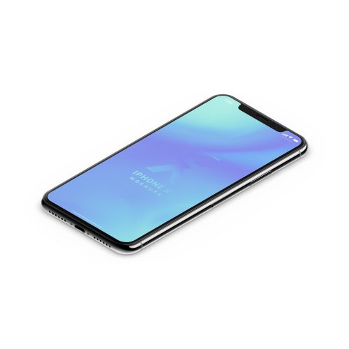 Clay Realistic iPhone X Mockup