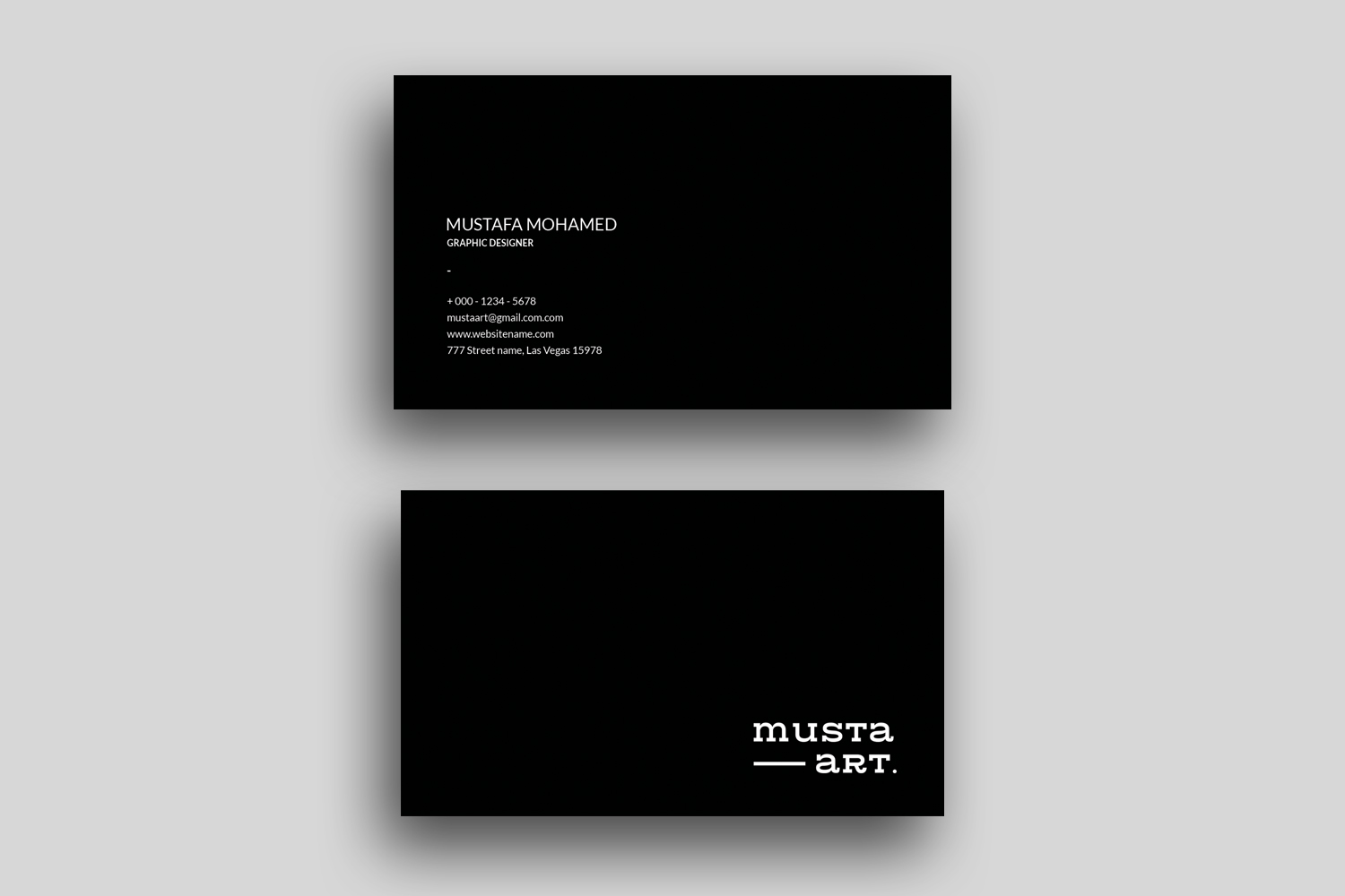 Clean Business Card Mockup