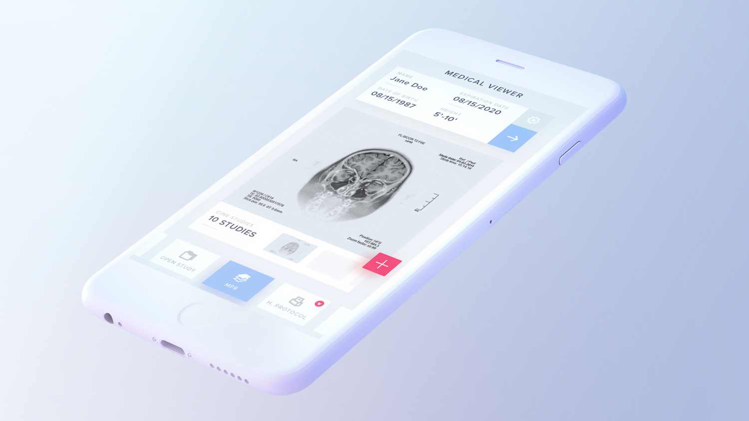 Free Light iPhone Mockup PSD