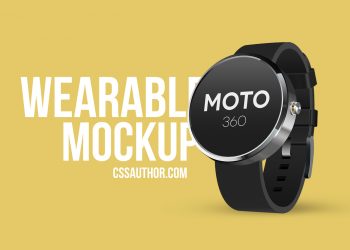 Moto 360 PSD Mockup