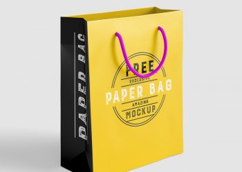 Paper Shopping Bag Mockup