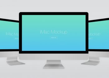 Retina 5k iMac Mockup