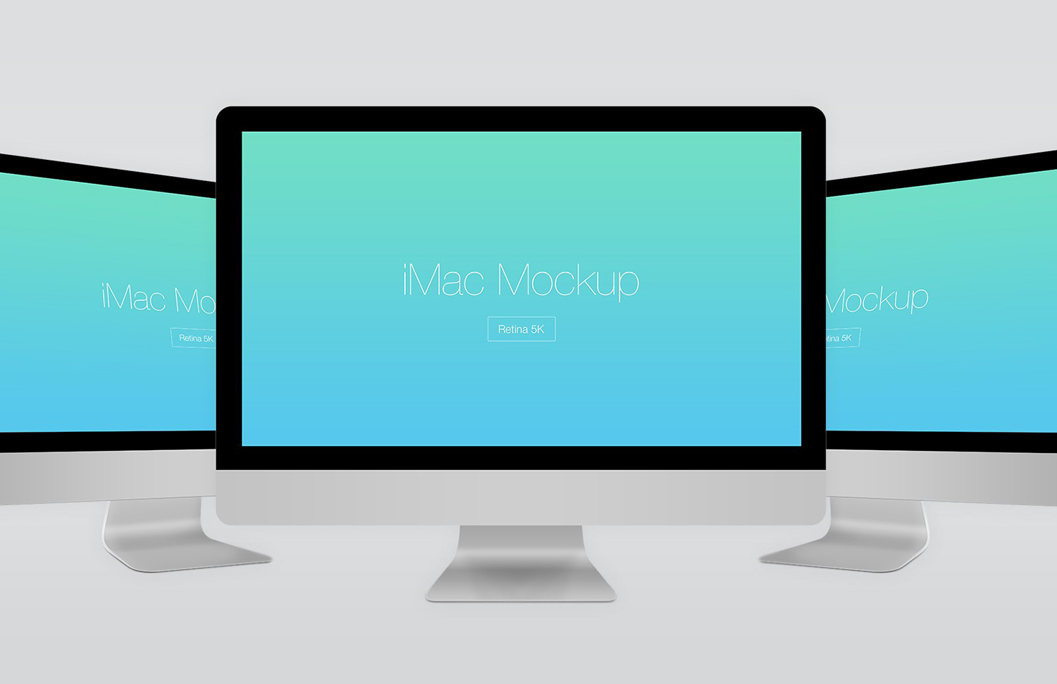 Retina 5k iMac Mockup