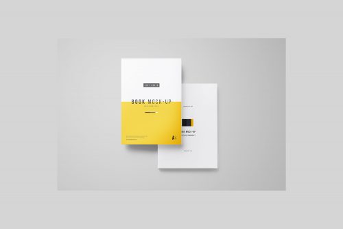 Softcover Book Set Free Mockup