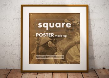 Square Poster Mockup