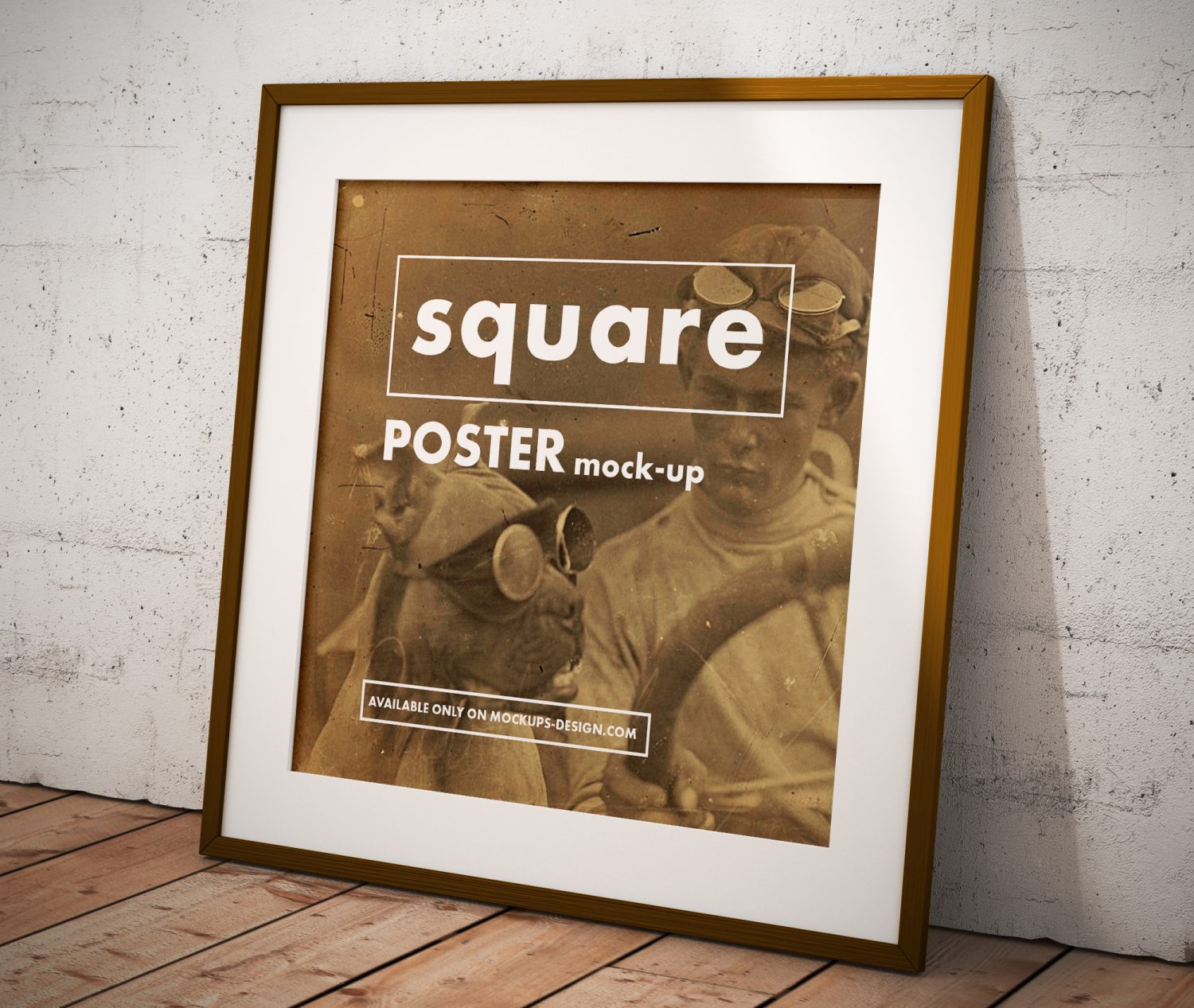 Square Poster Mockup