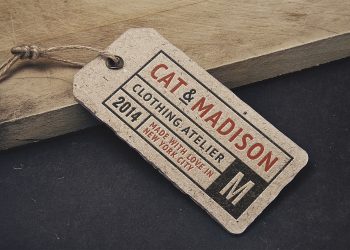 Vintage Clothing Label Mockup