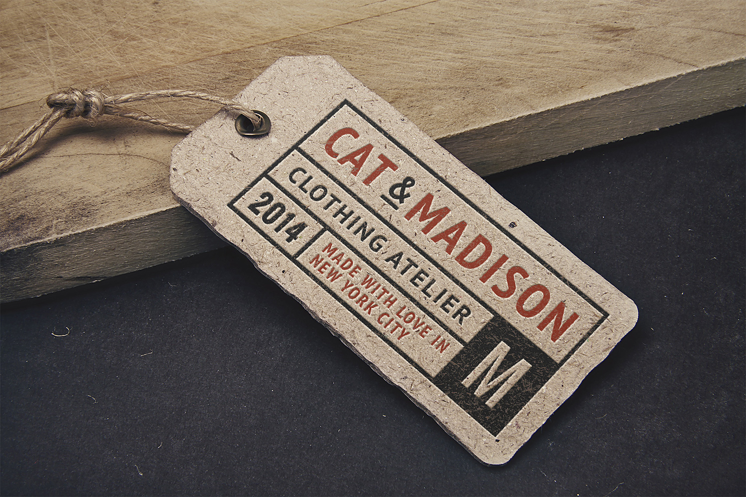 Vintage Clothing Label Mockup