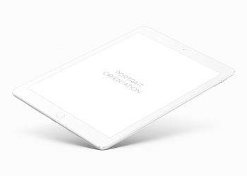 White iPad Mockup