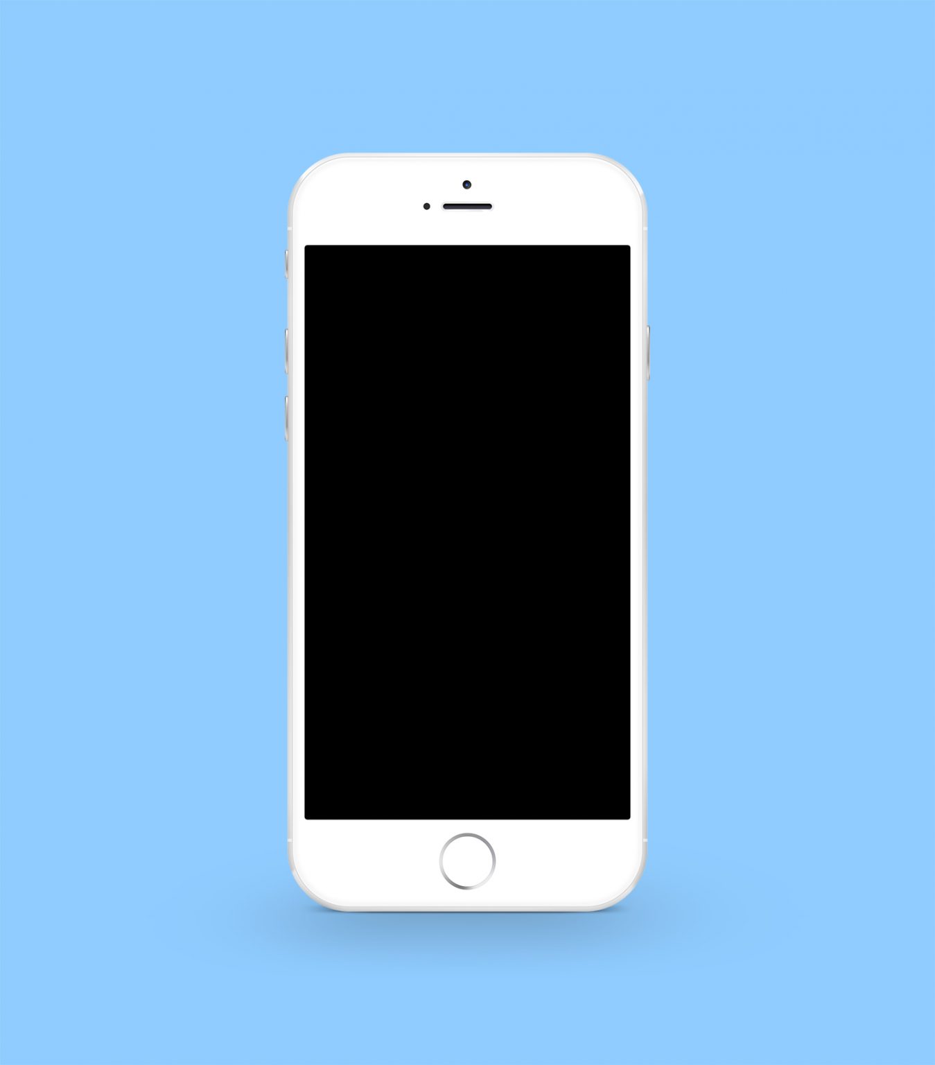 White iPhone 6 Plus Mockup PSD Best Free Mockups