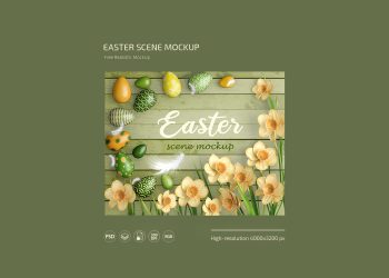 Easter Free Mockup Set