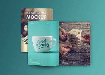 A4 Magazine Mockup