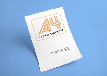 A4 Paper Mockup