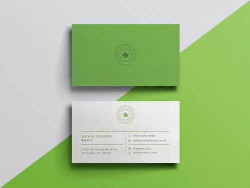 Business Card Mockup PSD