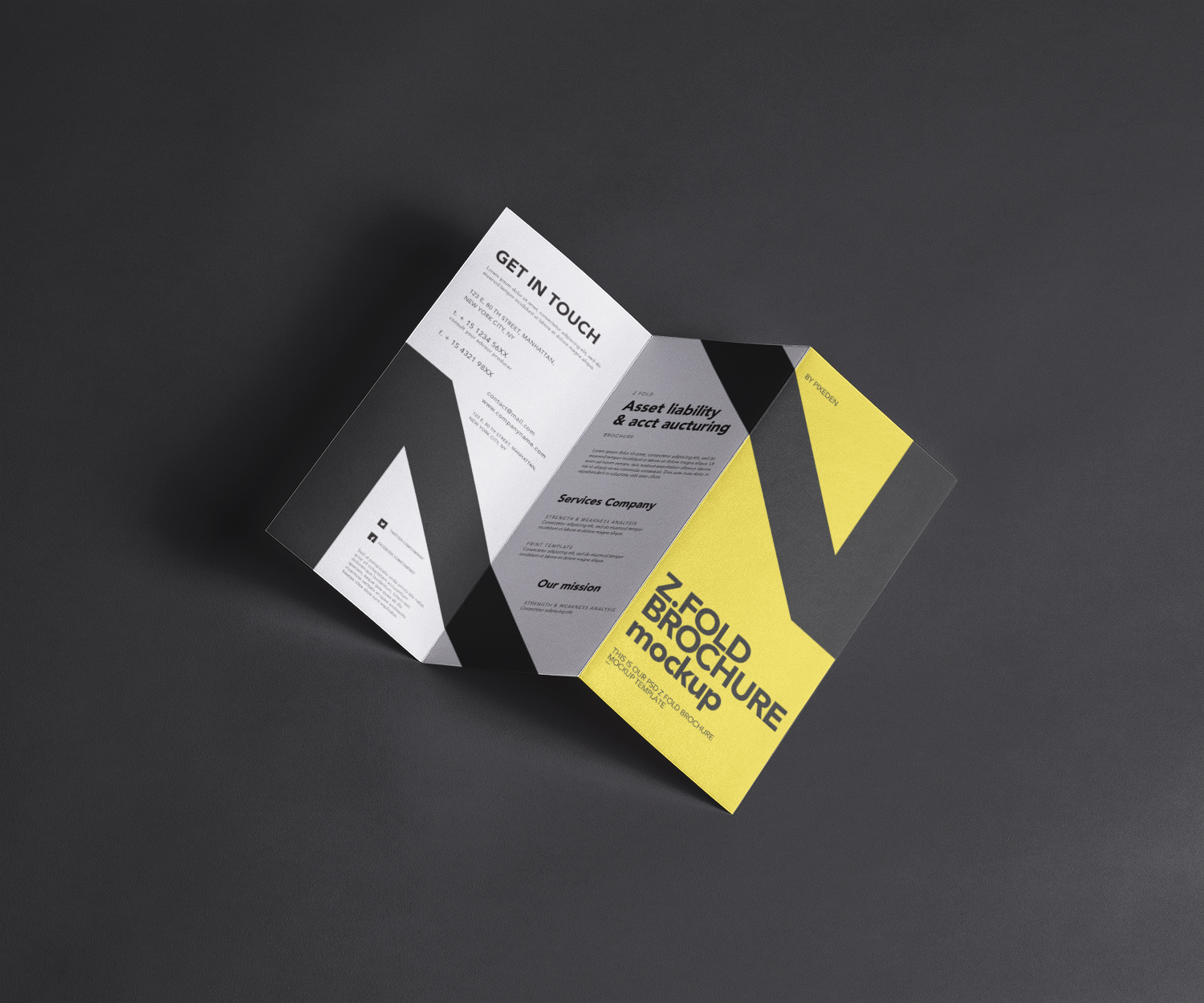 Flyer Mockup Z-Fold