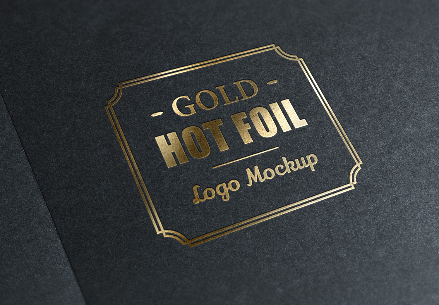 Foil Logo Mockup