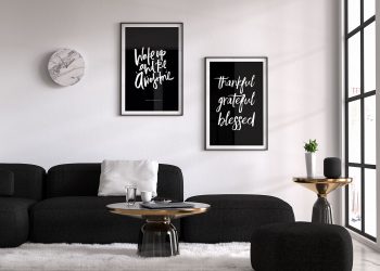 Wall Frame Poster Mockup