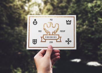 Greeting Card Free Mockup