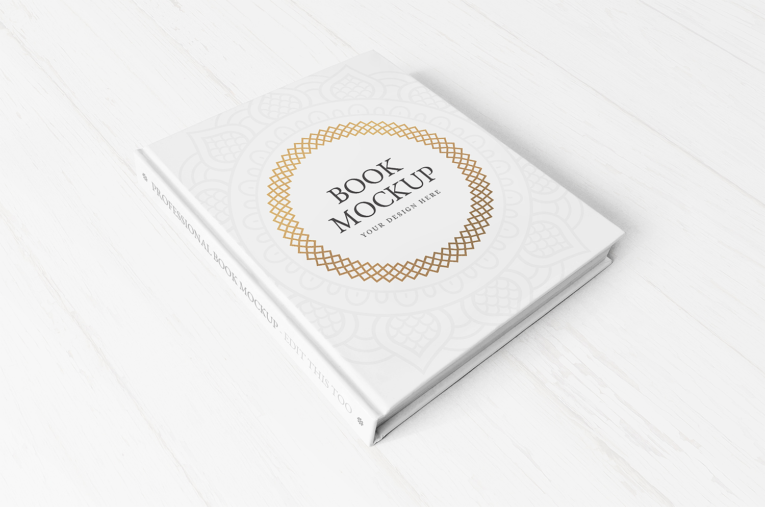 Hardcover Book Free Mockup