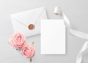 Invitation Card Envelope Mockup