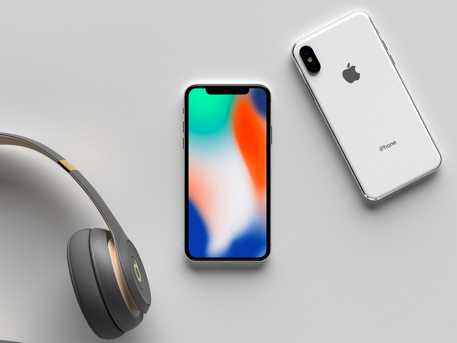 Modern iPhone X Mockup