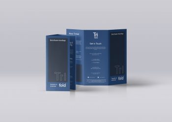 PSD Tri-fold Mockup