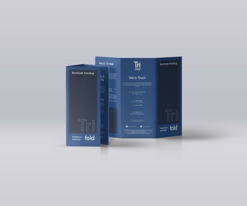 PSD Tri-fold Mockup