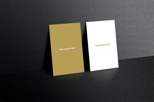 Standing Business Card Mockup