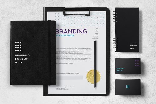 Stationery Mockup Free