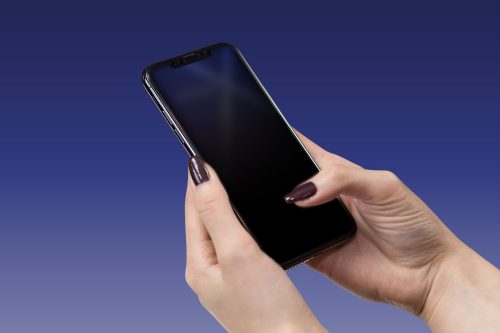 iPhone Female Hand Mockup