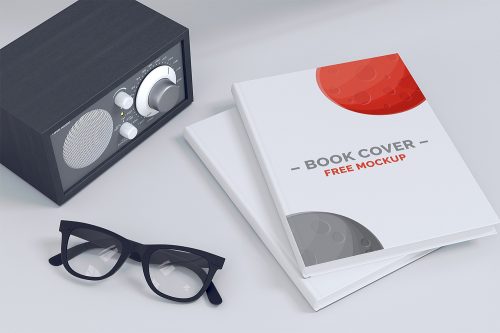 Book Cover Free Mockup