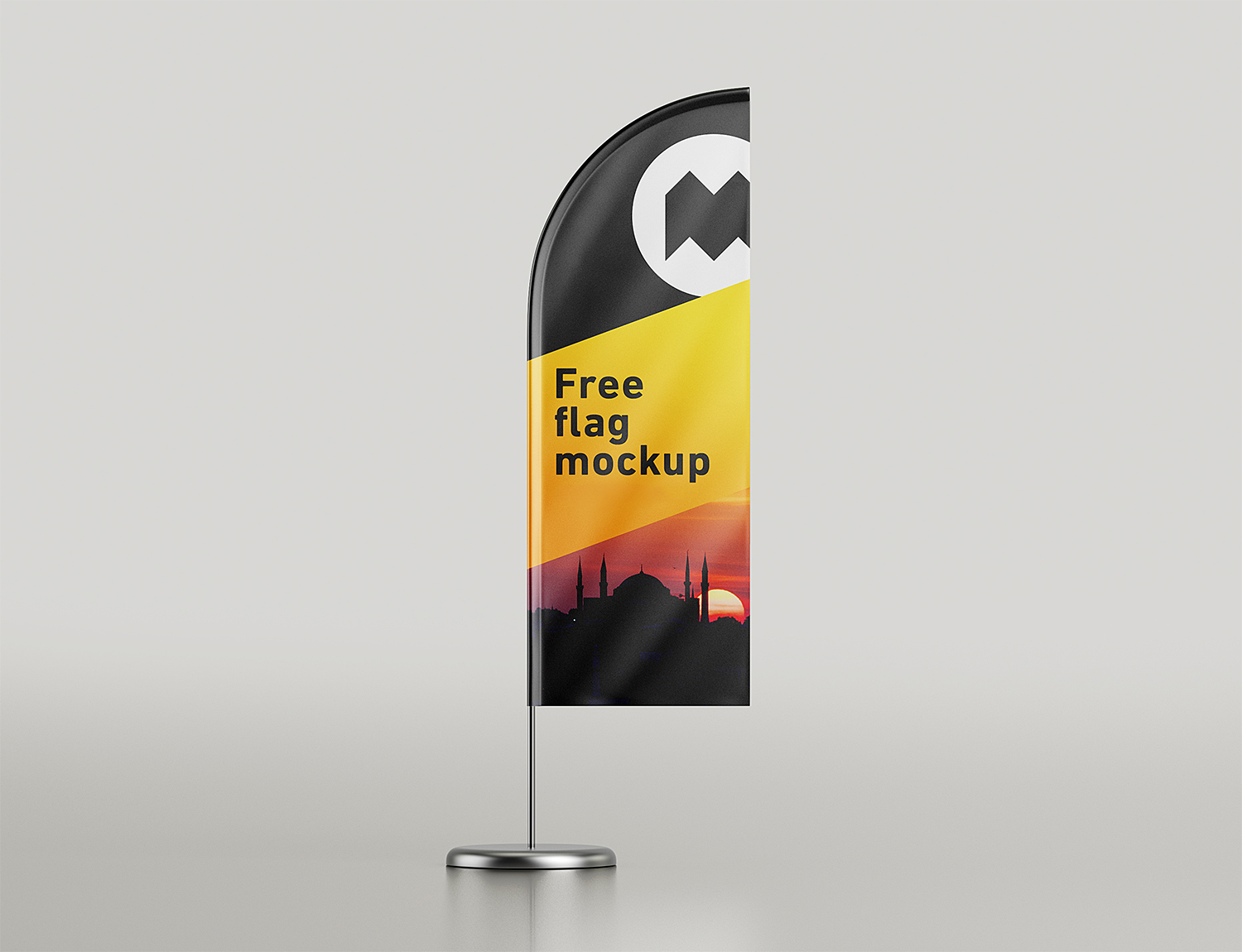 Feather Flag Free Mockup