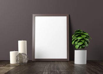 Frame Artwork Mockup Free PSD