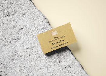 Free Business Card Mockup