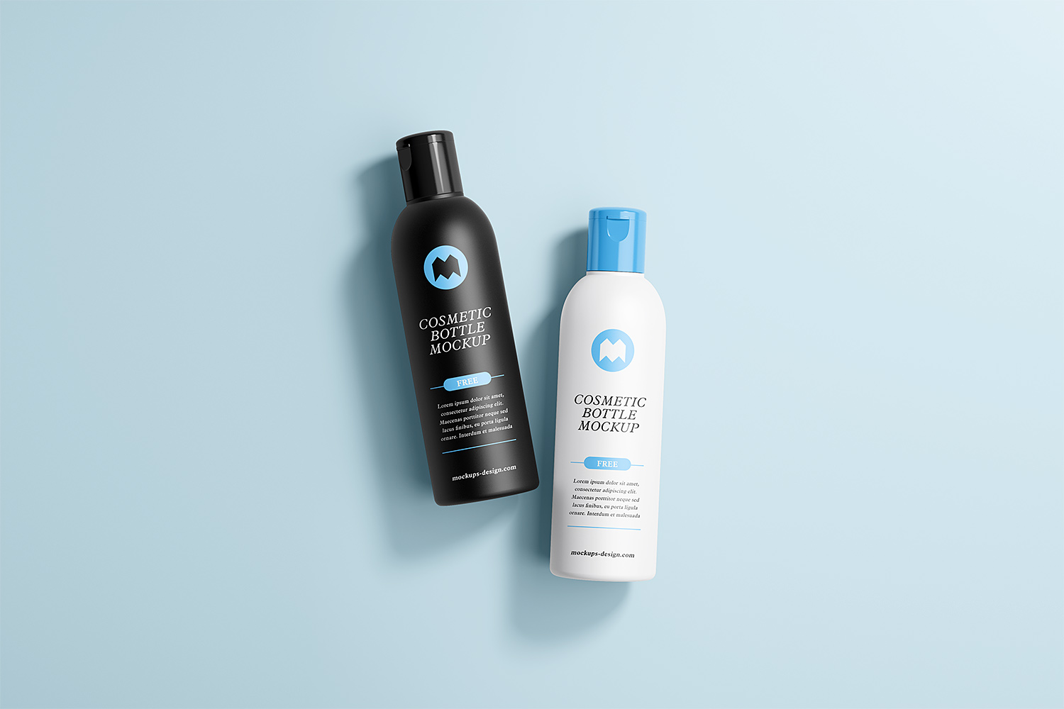 Free Cosmetic Bottle Mockups