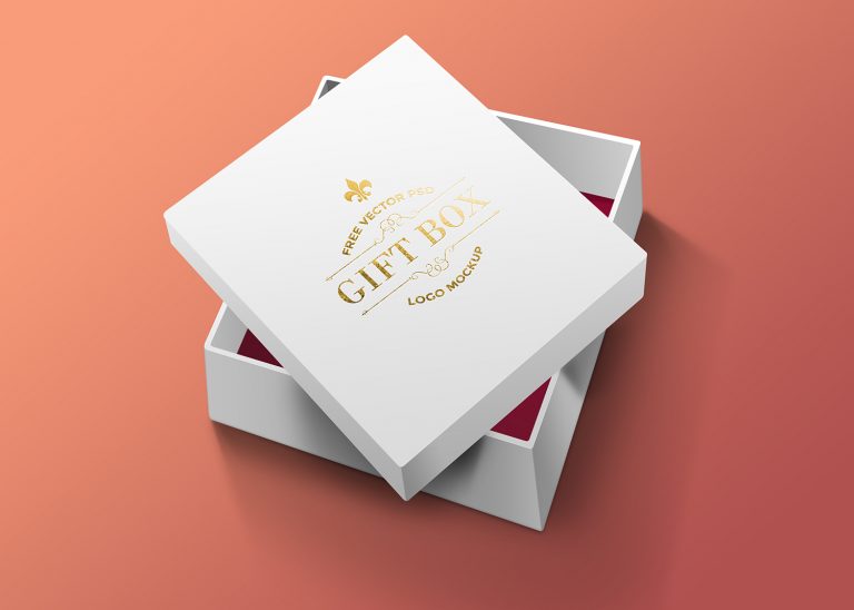 Download Free Gift Box PSD Mockup - Best Free Mockups