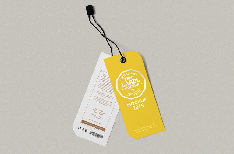Free Label Tag Design Mockups | Free Mockup World