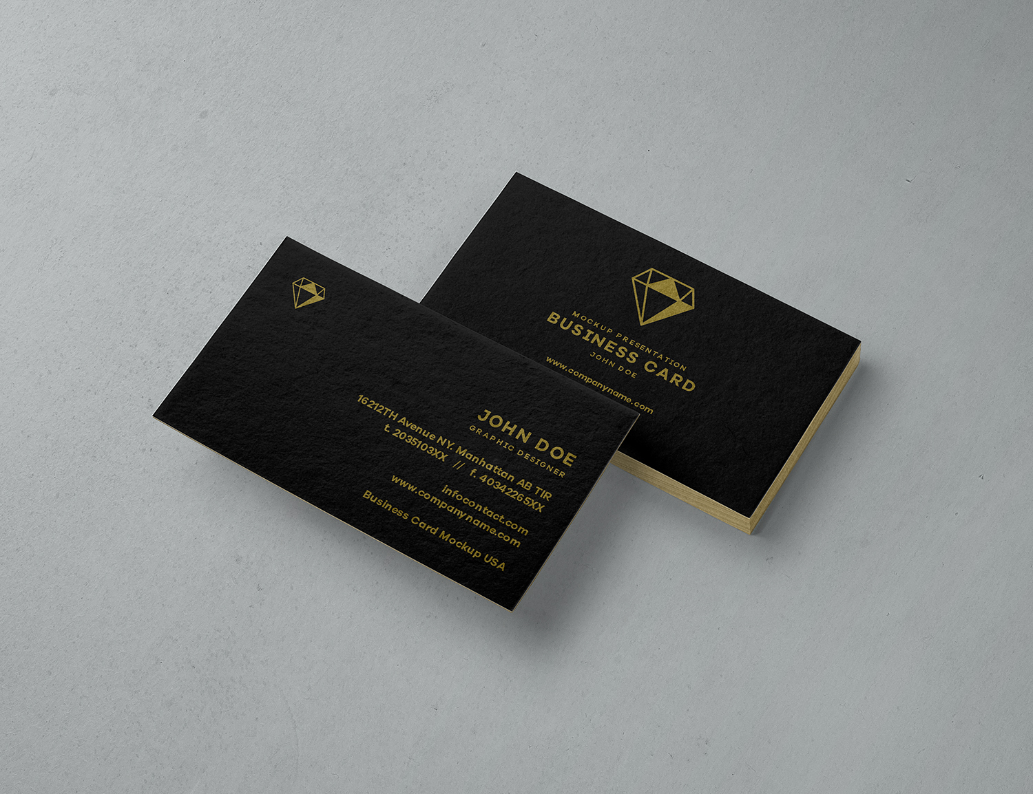 PSD Business Card Mockup