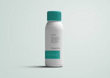 Plastic Bottle Free Mockup