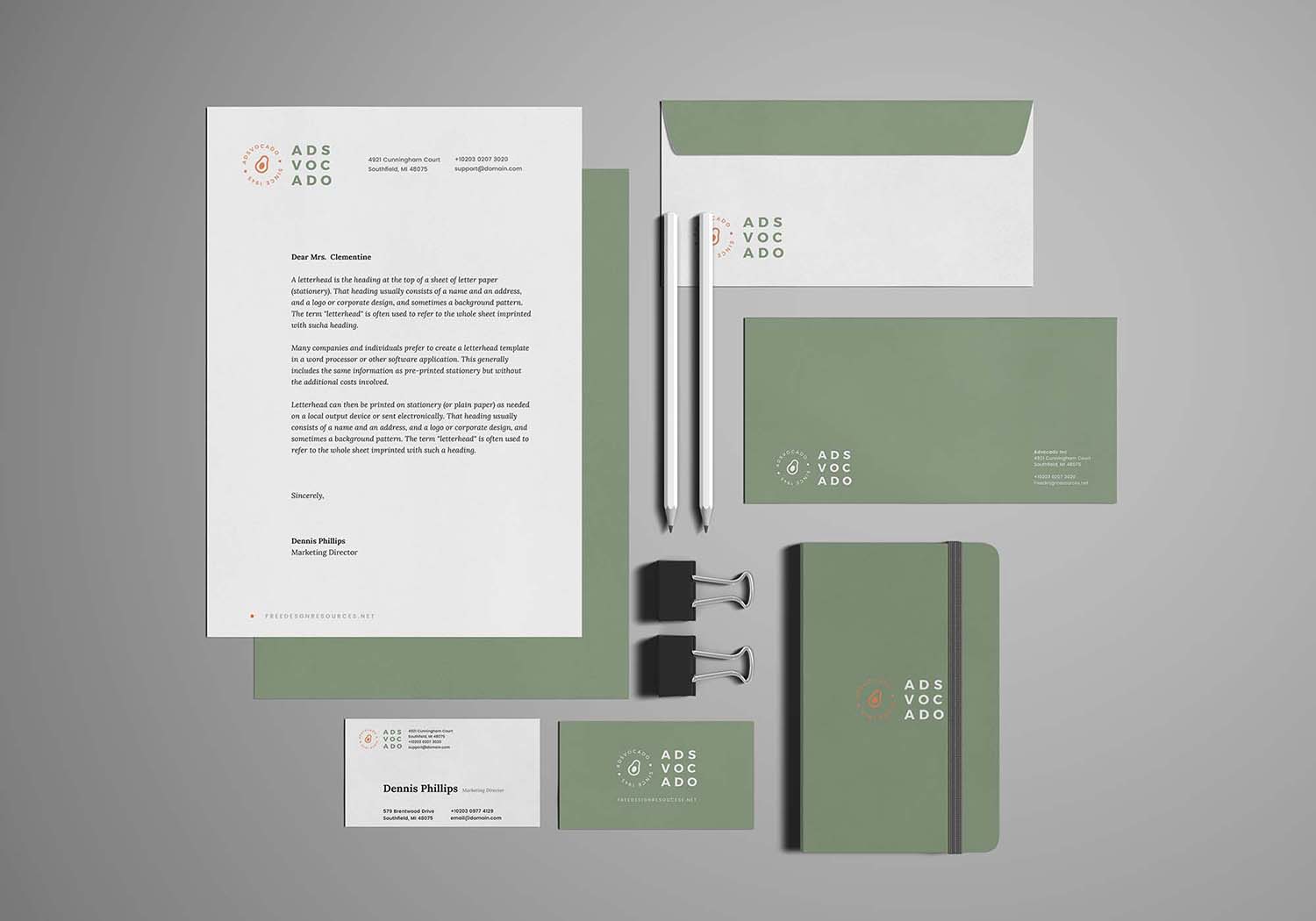 Stationery Branding Mockup