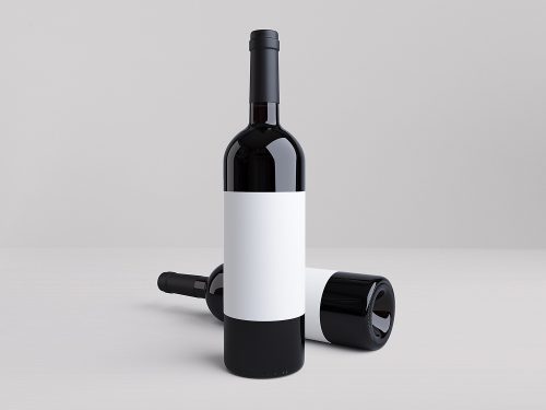 Wine Bottle Mockup