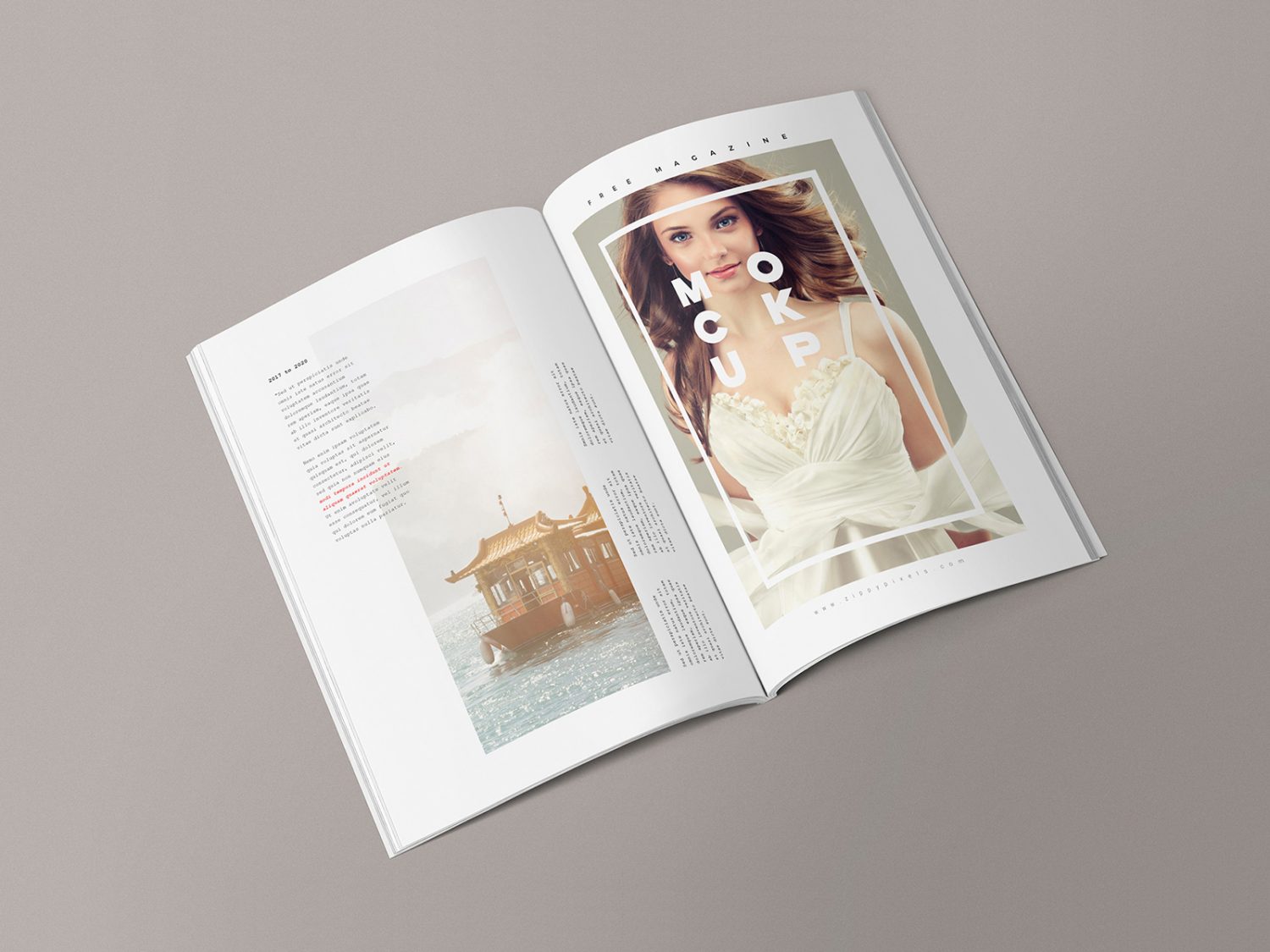 3 Free Magazine Mockup Templates